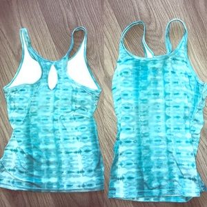 Aneka New Balance Tie Die Light blue Tank top